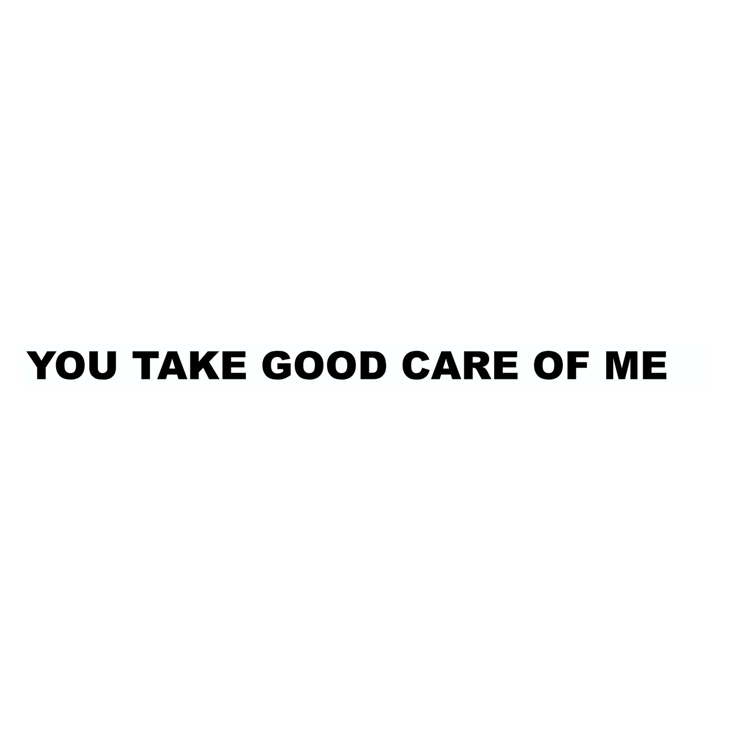 You Take Good Care Of Me Wristband